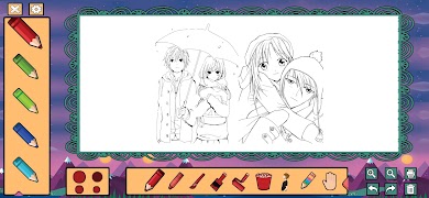 Anime Coloring screenshot 2
