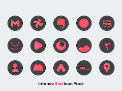 Intense Red - Icon Pack poster