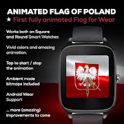 Animated Polish Flag Watchface screenshot 3