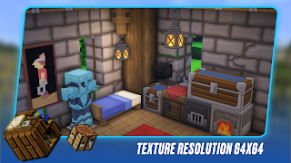 3D Textures Pack Minecraft Mod स्क्रीनशॉट 1