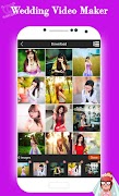 برنامه‌نما Wedding Video Maker عکس از صفحه