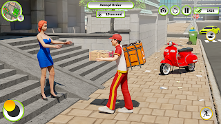 Food Delivery Sim Lol Games syot layar 1