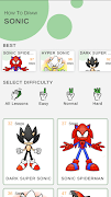 How to draw sonik characters poster