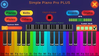 برنامه‌نما Simple Piano Pro PLUS عکس از صفحه