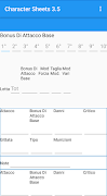 Character Sheets 3.5 Pro screenshot 2