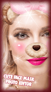 پوستر Cute Face Mask Photo Editor