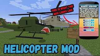 Helicopter Mod For Minecraft اسکرین شاٹ 3