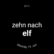 Wortuhr imagem de tela 1
