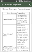 برنامه‌نما English Grammar- Preposition عکس از صفحه