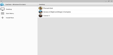 برنامه‌نما ExaGear - Windows Emulator عکس از صفحه
