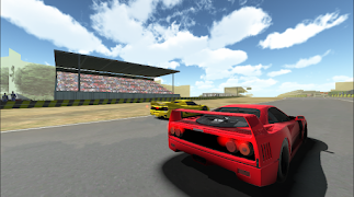 Simulateur de voiture F40 Affiche