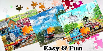 Puzzle Thomas Train Games screenshot 3
