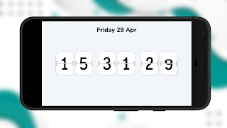 Flip Clock - Digital Clock capture d'écran 6