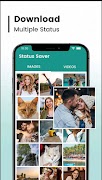 برنامه‌نما Status saver عکس از صفحه