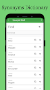 Synonyms Dictionary - English imagem de tela 2