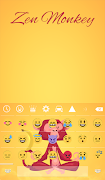Zen Monkey Animated Keyboard 스크린샷 3