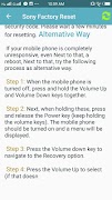 3 Schermata Factory Reset Code