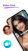 پوستر FaceChat：Live Video Call App