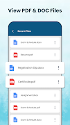 Docs File Reader - Doc to Pdf captura de pantalla 4
