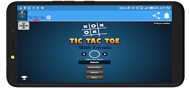 1 Schermata Tic Tac Toe