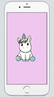 Unicorn Wallpaper | Kawaii Wallpaper Cute imagem de tela 3
