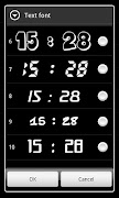 3 Schermata Fullscreen Clock