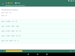 GRE Subject Test Math Practice скриншот 6