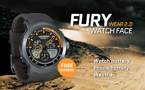 Fury Watch Face پوسٹر