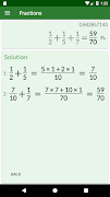 برنامه‌نما Fractions: calculate & compare عکس از صفحه
