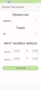 Fast Calcuation Practice poster
