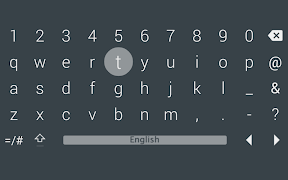 Keyboard for Android TV تصوير الشاشة 7