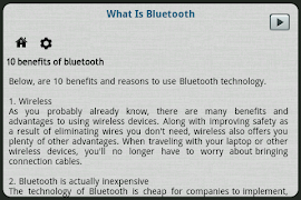 برنامه‌نما What Is Bluetooth عکس از صفحه