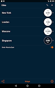 World clock - local time widge تصوير الشاشة 6