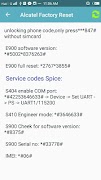 Factory Reset Code capture d'écran 1