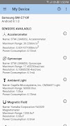 Sensor Data imagem de tela 1