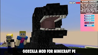 Godzilla Mod for Minecraft PE Ekran Görüntüsü 7