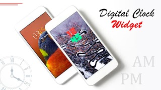 Clock Widget - Digital Widget captura de pantalla 4