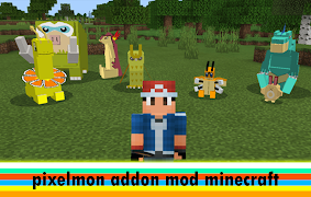 Mod Pixelmon for Minecraft PE penulis hantaran