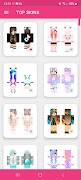Girls Skins for Minecraft PE تصوير الشاشة 1