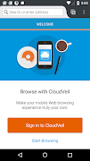CloudVeil Blue постер