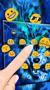 Lightning Wolf Keyboard Theme স্ক্রিনশট 1