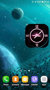 Galaxy Analog Clock Widget screenshot 1