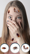 Cockroach Prank Selfie Camera syot layar 1