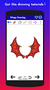 برنامهنما How to Draw Wings Step by step عکس از صفحه
