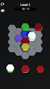 Hexagon Stack: Sort Colors 截图 6