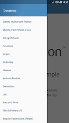 Learn Python by code examples تصوير الشاشة 1