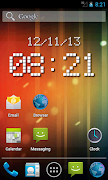 LED clock widget free ảnh chụp màn hình 1