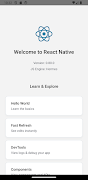 React Native V80 Demo screenshot 1