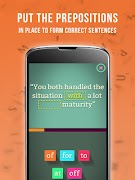 Learn English Preposition Game poster