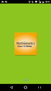 Class 12 Mathematics Notes screenshot 1